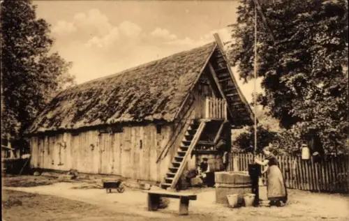 Ak Müden an der Örtze Faßberg Lüneburger Heide, Speicher