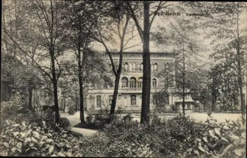 Ak Bad Hamm in Westfalen,  Kuthoug, Gebäude umgeben von Bäumen, 