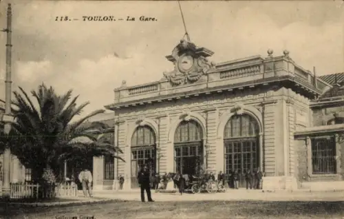 Ak Toulon Var, Bahnhof