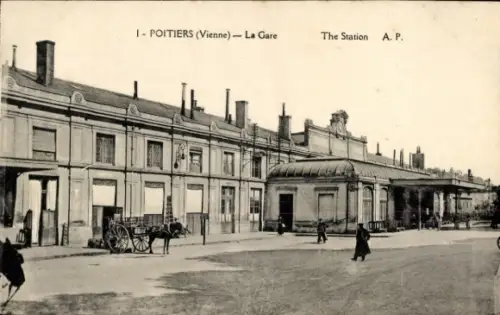 CPA Poitiers Vienne, Gare