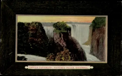 Passepartout Ak Victoria Falls Simbabwe, Victoriafälle