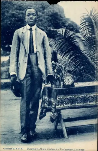 Ak Fernan Vaz Gabon, ein modischer Mann