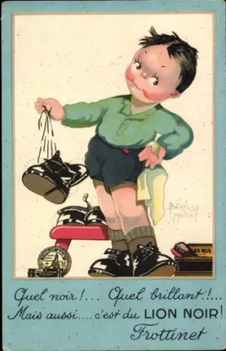 Künstler Ak Mallet, Beatrice, Lion Noir, Reklame