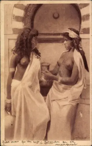 Ak Maghreb, Zwei barbusige Frauen