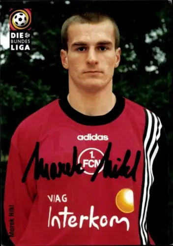 Autogrammkarte Fußballer Marek Nikl, 1. FC Nürnberg, Autogramm