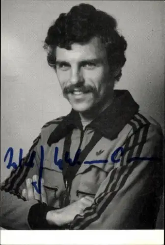 Autogrammkarte Sportler Detlef Uhlmann, Portrait, Autogramm