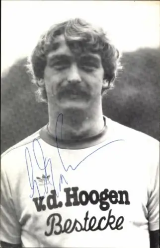 Autogrammkarte Fußballer Ulrich Buschmann, SG Union Solingen, Autogramm