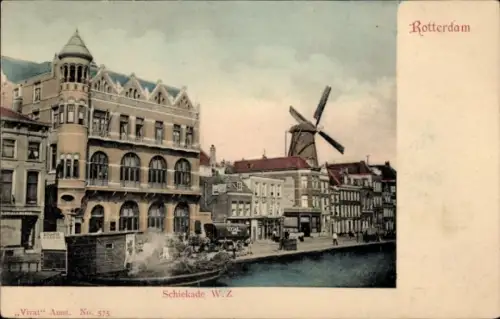 Ak Rotterdam Südholland, Schiekade