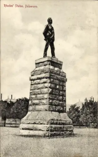 Ak Bulawayo Simbabwe, Rhodes Statue