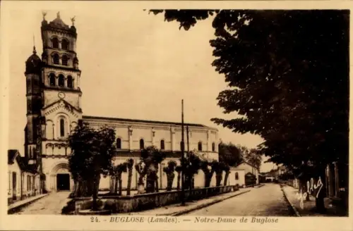 Ak Buglose Landes, Kirche Notre-Dame