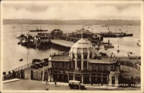 Ak Southampton Hampshire England, Royal Pier