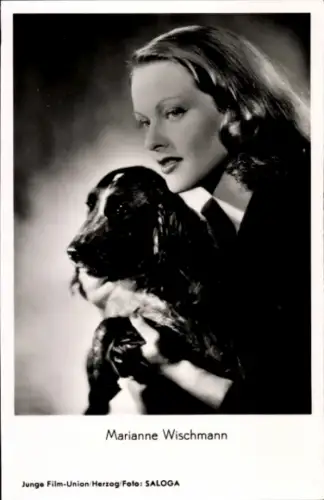 Ak Schauspielerin Marianne Wischmann, Portrait, Es geschehen noch Wunder