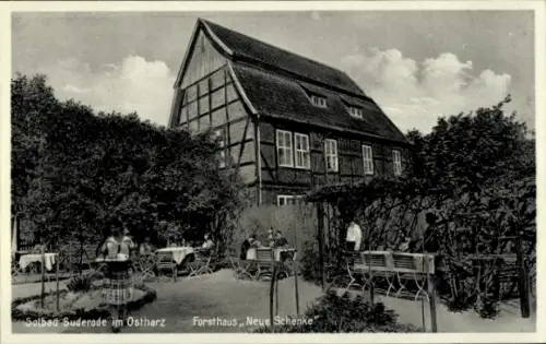 Ak Bad Suderode Quedlinburg im Harz, Forsthaus Neue Schenke