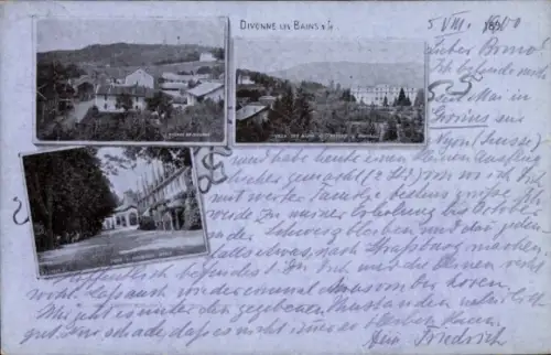 Ak Divonne les Bains Ain, Teilansichten