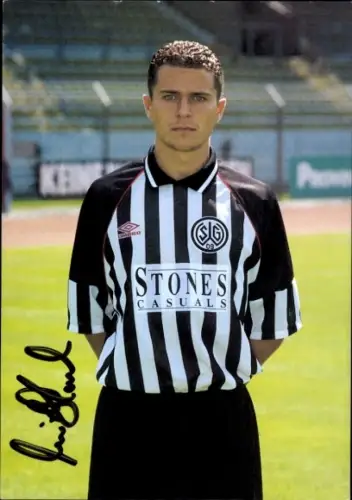 Autogrammkarte Fußballer Mirko Stark, SG Wattenscheid 09, Autogramm