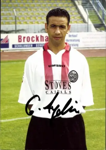Autogrammkarte Fußballer Cetin Aydin, SG Wattenscheid 09, Autogramm