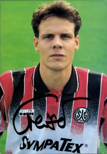 Autogrammkarte Fußballer Dirk Greiser, SG Wattenscheid 09, Autogramm
