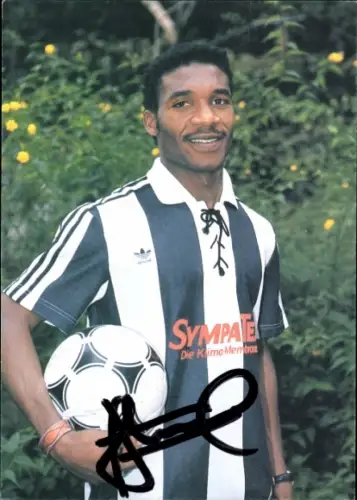 Autogrammkarte Fußballer Ali Ibrahim, SG Wattenscheid 09, Autogramm