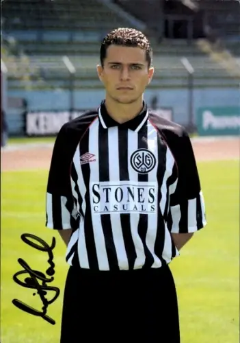 Autogrammkarte Fußballer Mirko Stark, SG Wattenscheid 09, Autogramm