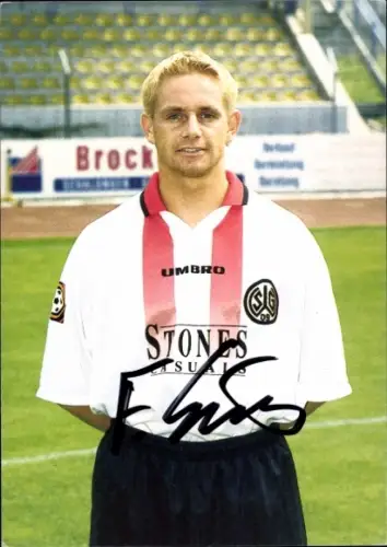 Autogrammkarte Fußballer Frank Süs, SG Wattenscheid 09, Autogramm