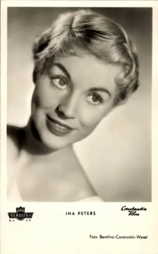 Ak Schauspielerin Ina Peters in Charley's Tante, Portrait