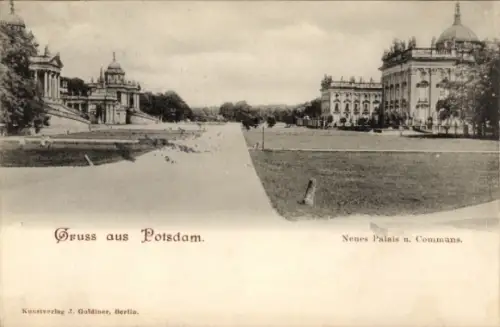 Ak Potsdam, Neues Palais, Communs