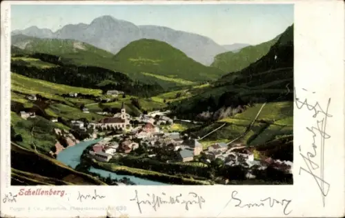 Ak Schellenberg Marktschellenberg Markt Schellenberg in Oberbayern, Panorama