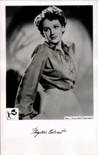 Ak Schauspielerin Phyllis Calvert, Portrait