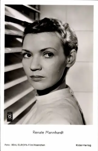 Ak Schauspielerin Renate Mannhardt in Die Ehe des Dr. med. Danwitz, Portrait