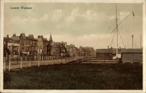 Ak Walmer Kent England, Straßenansicht