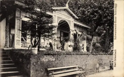 Ak Bad Griesbach im Schwarzwald, Schwarzwald-Bazar Schrempp