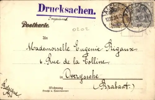 Ak Aachen, Fischmarkt