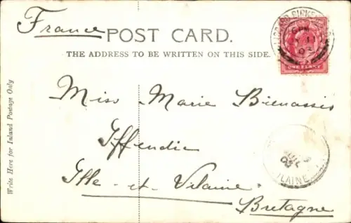 Ak Liverpool Merseyside England, Castle Street