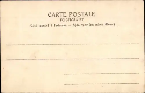 Ak Irebu DR Kongo Zaire, Bau eines Hauses in Irebu