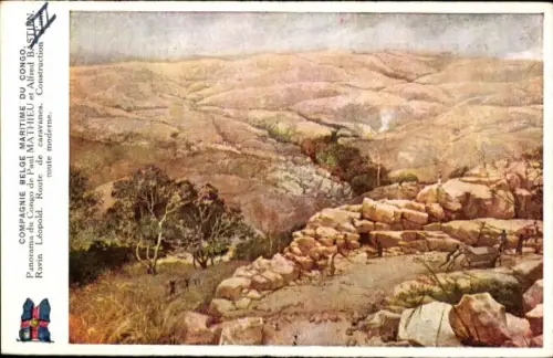 Ak DR Kongo Zaire, Karawanenstraße