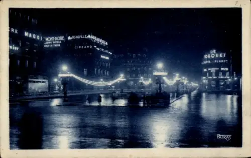 CPA Paris IX., Place et Avenue de l'Opera