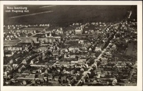 Ak Neu Isenburg im Kreis Offenbach Hessen, Fliegeraufnahme