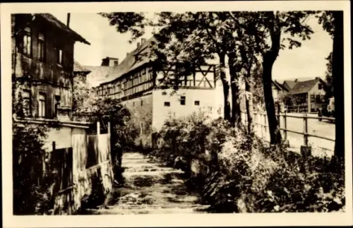 Ak Suhl in Thüringen, Partie an der Lauter