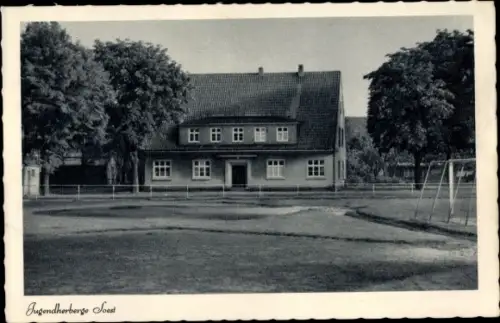 Ak Soest in Nordrhein Westfalen, Jugendherberge, Kaiser Friedrich Platz 2