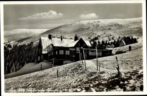 Ak Szklarska Poręba Schreiberhau Riesengebirge Schlesien, Alte schlesische Baude