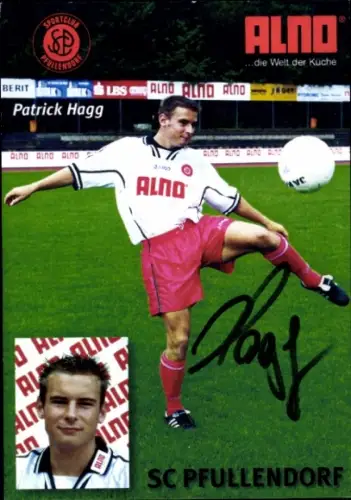 Autogrammkarte Fußballer Patrick Hagg, SC Pfullendorf, Autogramm