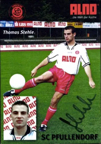 Autogrammkarte Fußballer Thomas Stehle, SC Pfullendorf, Autogramm