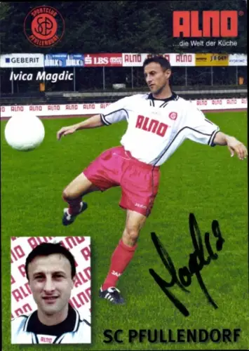Autogrammkarte Fußballer Ivica Magdic, SC Pfullendorf, Autogramm