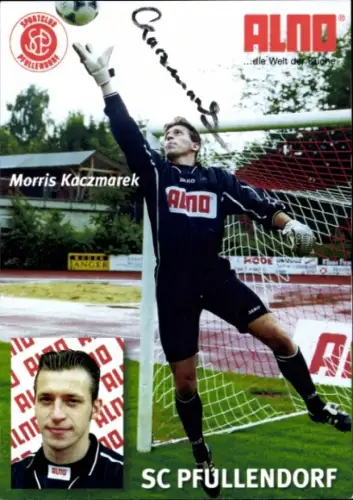 Autogrammkarte Fußballer Morris Kaczmarek, SC Pfullendorf, Autogramm