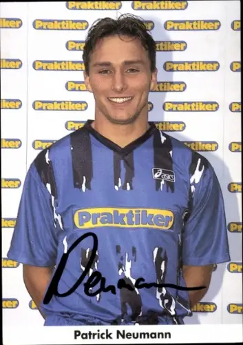 Autogrammkarte Fußballer Patrick Neumann, 1. FC Saarbrücken, Autogramm