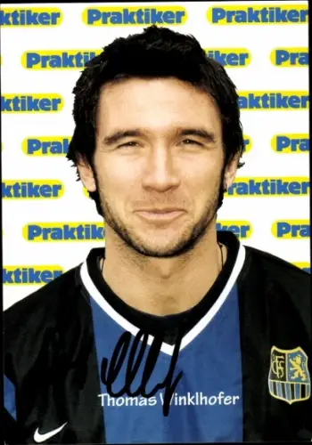 Autogrammkarte Fußballer Thomas Winklhofer, 1. FC Saarbrücken, Autogramm