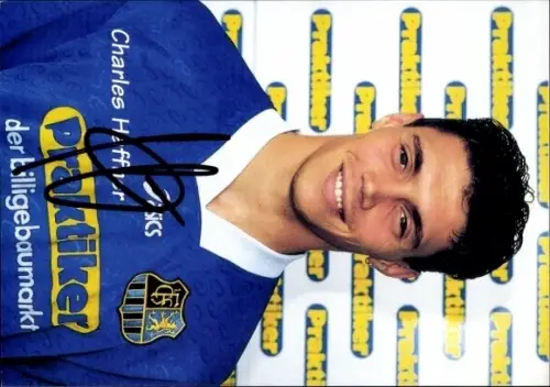 Autogrammkarte Fußballer Charles Haffner, 1. FC Saarbrücken, Autogramm