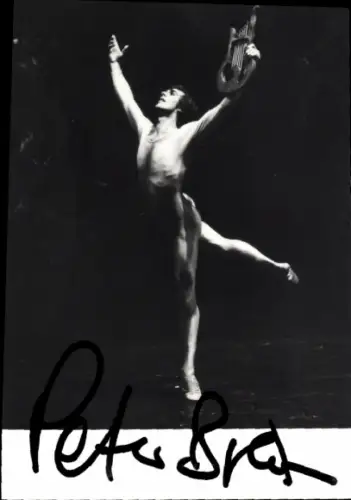 Foto Tänzer Peter Breuer, Autogramm