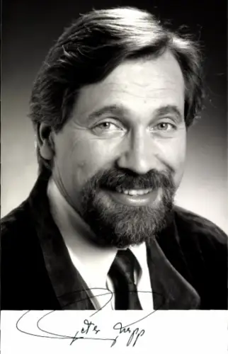 Ak Schauspieler Peter Rapp, Portrait, Autogramm