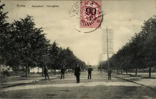 Ak Kotka Finnland, Mariankatu